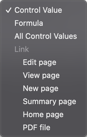 Template parameter options